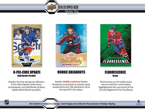 2019/20 Upper Deck Series 2 Hockey Hobby