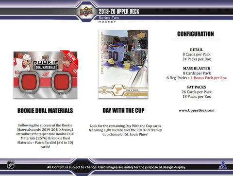 2019/20 Upper Deck Series 2 Hockey 24-Pack