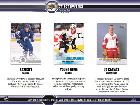 2019/20 Upper Deck Series 2 Hockey 24-Pack