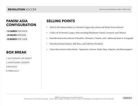 2020/21 Panini Revolution Soccer Asia