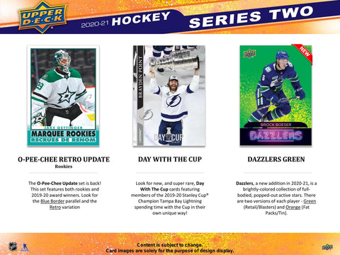 2020/21 Upper Deck Series 2 Hockey 24-Pack