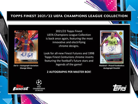 2021/22 Topps Finest UEFA Champions League Soccer Hobby