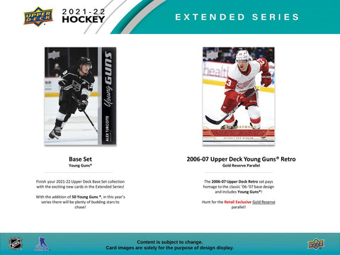 2021/22 Upper Deck Extended Series Hockey 6-Pack Blaster