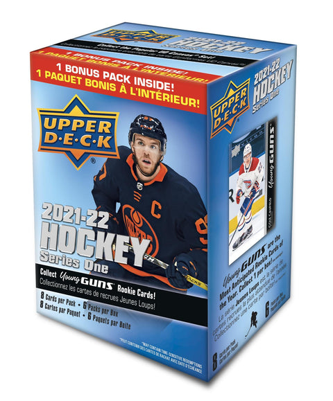 2021/22 Upper Deck Series 1 Hockey 6-Pack Blaster