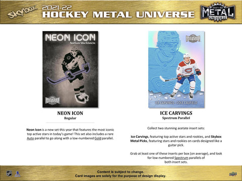 2021/22 Upper Deck Skybox Metal Universe Hockey Hobby