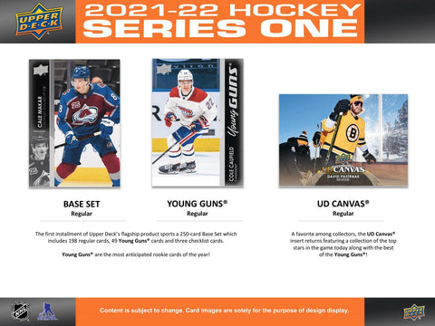 2021/22 Upper Deck Series 1 Hockey 6-Pack Blaster