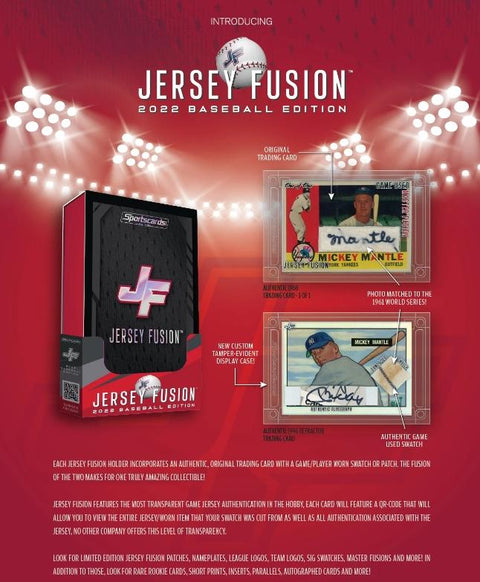 2022 Jersey Fusion Baseball Hobby