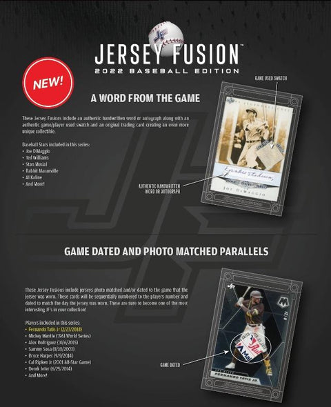 2022 Jersey Fusion Baseball Hobby