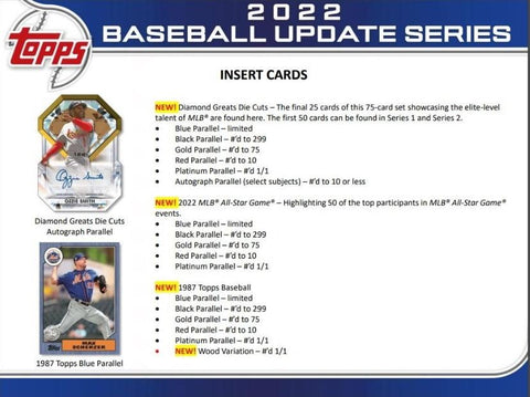 2022 Topps Update Series Baseball 7-Pack Blaster