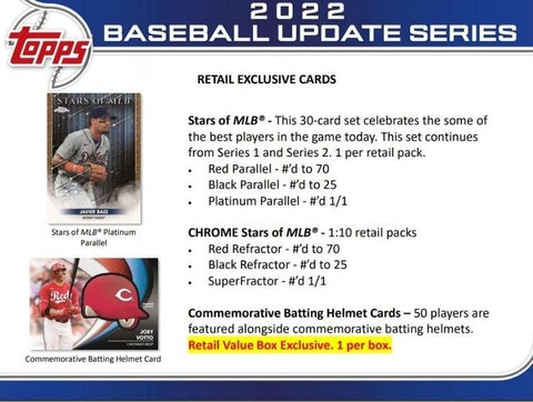 2022 Topps Update Series Baseball 7-Pack Blaster