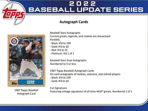 2022 Topps Update Series Baseball 7-Pack Blaster