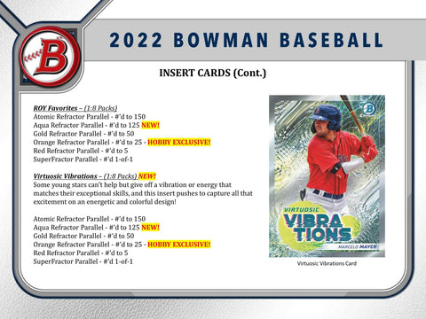 2022 Bowman Baseball Hobby