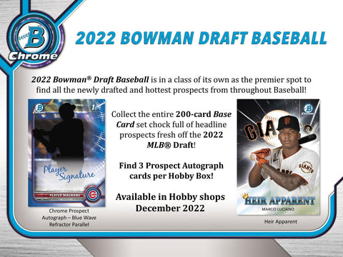 2022 Bowman Draft Baseball Hobby Jumbo