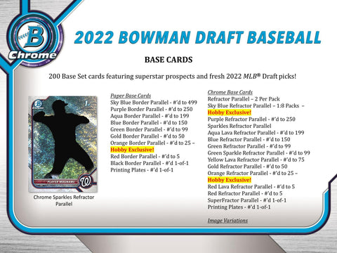 2022 Bowman Draft Baseball Hobby Jumbo