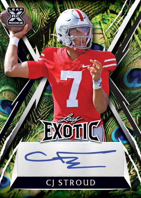 2023 Leaf Exotic Football Hobby