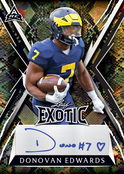 2023 Leaf Exotic Football Hobby