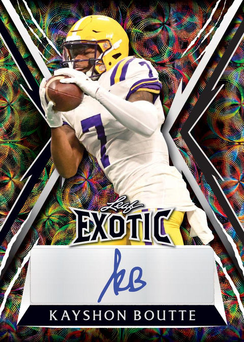 2023 Leaf Exotic Football Hobby