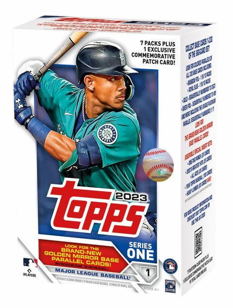 2023 Topps Series 1 Baseball 7-Pack Blaster (Commemorative Relic Card!)