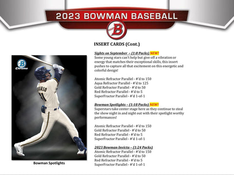 2023 Bowman Baseball Hobby Jumbo
