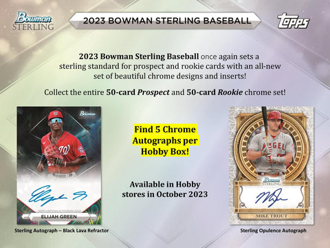 2023 Bowman Sterling Baseball Hobby