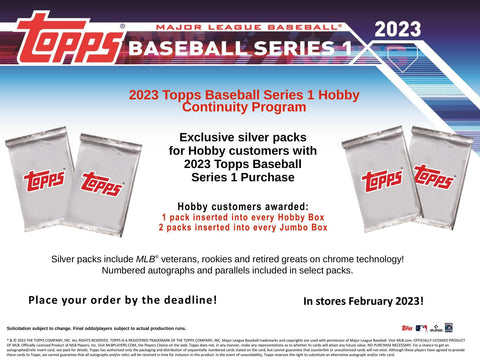 2023 Topps Series 1 Baseball Hobby
