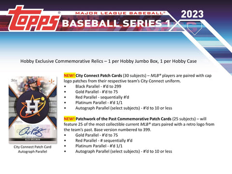 2023 Topps Series 1 Baseball Hobby