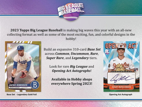 2023 Topps Big League Baseball Hobby