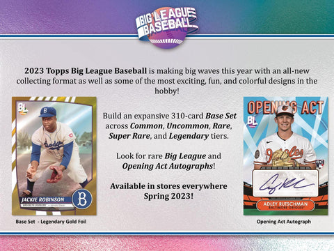 2023 Topps Big League Baseball 10-Pack Blaster