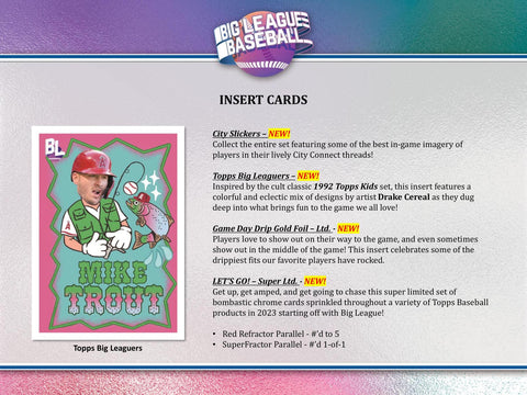 2023 Topps Big League Baseball 10-Pack Blaster