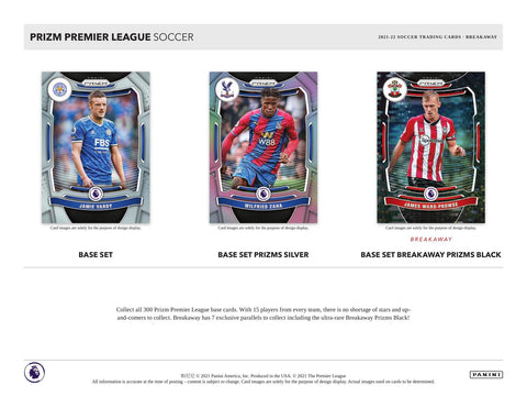 2021/22 Panini Prizm Premier League EPL Soccer Breakaway