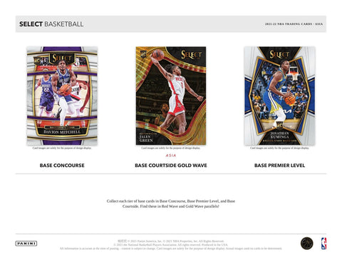 2021/22 Panini Select Basketball Asia Tmall