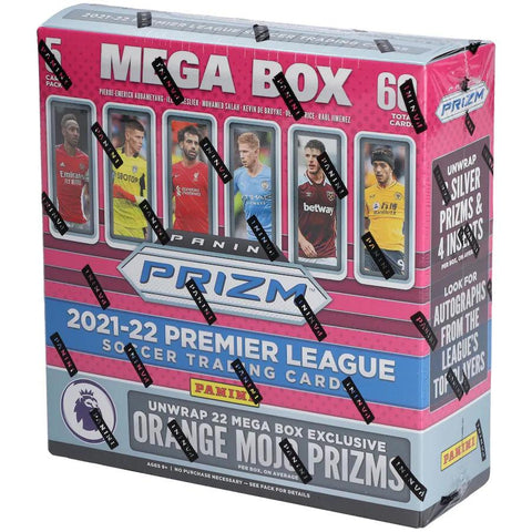 2021/22 Panini Prizm Premier League EPL Soccer Mega (Orange Mojo Prizms!) (Fanatics)