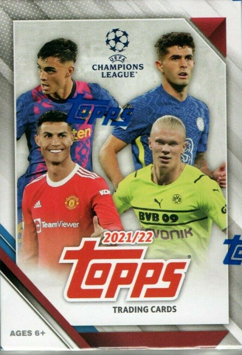2021/22 Topps UEFA Champions League Collection Soccer 7-Pack Blaster