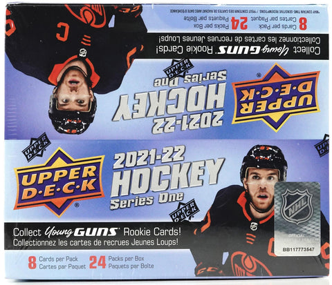 2021/22 Upper Deck Series 1 Hockey Retail 24-Pack