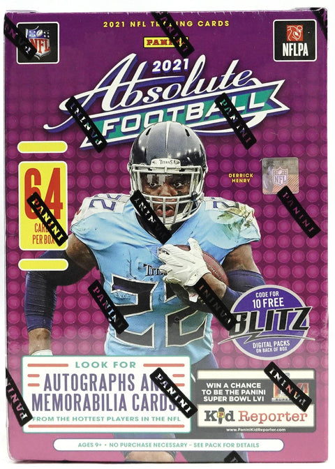 2021 Panini Absolute Football 8-Pack Blaster Box (Green Parallels!)