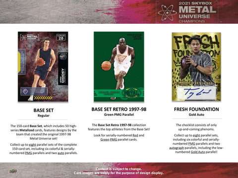 2021 Upper Deck Skybox Metal Universe Champions Hobby