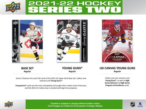 2021/22 Upper Deck Series 2 Hockey Retail 24-Pack