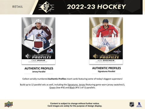 2022/23 Upper Deck SP Hockey 8-Pack Blaster