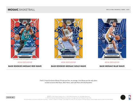 2022/23 Panini Mosaic Basketball Asia