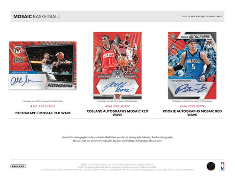 2022/23 Panini Mosaic Basketball Asia