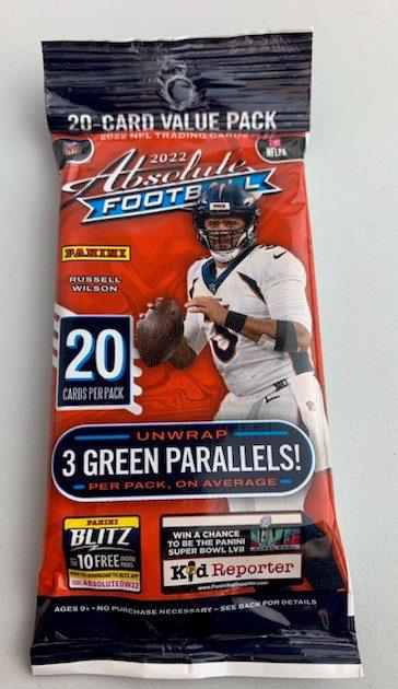 2022 Panini Absolute Football Jumbo Value 12-Pack