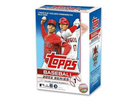 2022 Topps Series 1 Baseball 7-Pack Blaster (Commemorative Relic Card!)