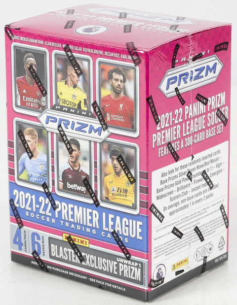 2021/22 Panini Prizm Premier League EPL Soccer 6-Pack Blaster