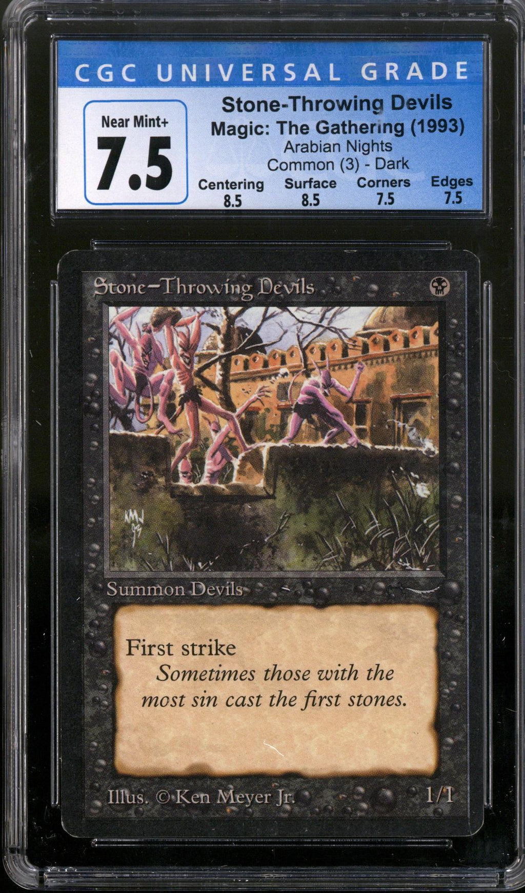 1993 Magic the Gathering Devils (CGC 7.5) Dave & Adam