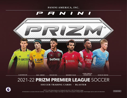 2021/22 Panini Prizm Premier League EPL Soccer 6-Pack Blaster