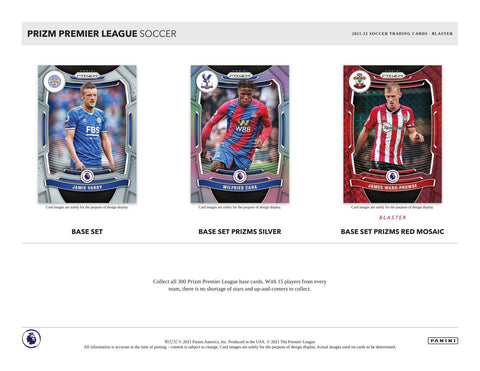 2021/22 Panini Prizm Premier League EPL Soccer 6-Pack Blaster