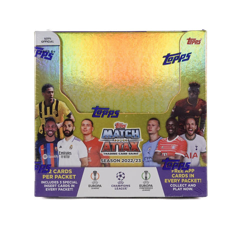 2022/23 Topps UEFA Champions League Match Attax Soccer Retail 24-Pack