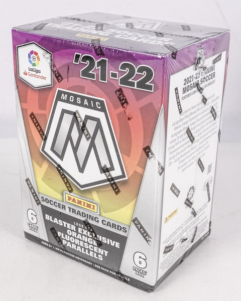 2021/22 Panini Mosaic LaLiga Soccer 6-Pack Blaster (Orange Fluorescent Parallels!)