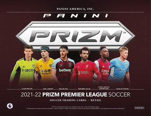 2021/22 Panini Prizm Premier League EPL Soccer Retail 24-Pack
