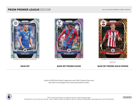 2021/22 Panini Prizm Premier League EPL Soccer Retail 24-Pack